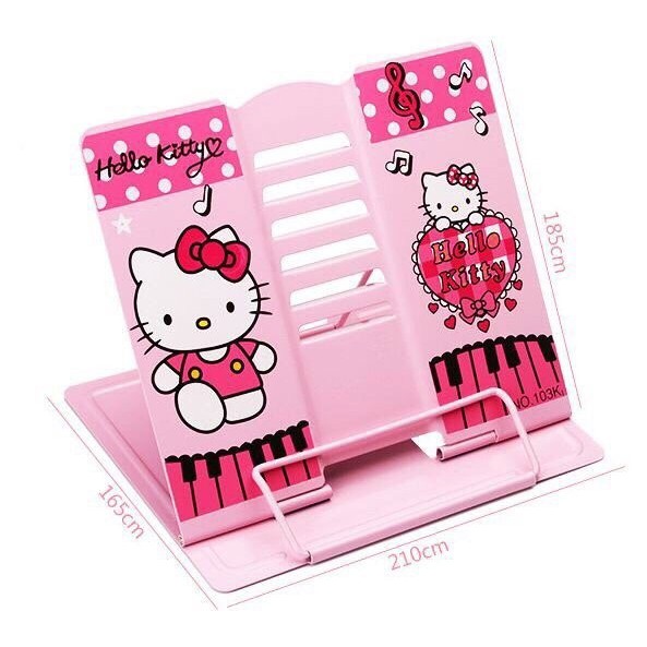 Giá đỡ sách vở, ipad chống cận chống gù hello kitty cho bé