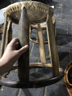 Ghế Mây Đan Thủ Công cao 30cm