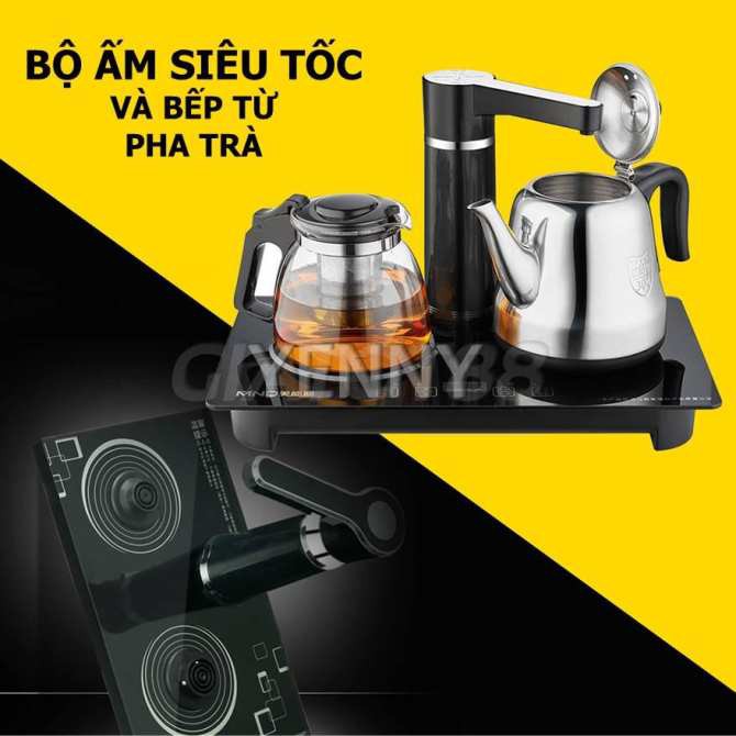 Ấm Siêu Tốc Pha Trà, Bộ Dụng Cụ Pha Trà, Bộ Ấm Trà Đẹp, Bàn Trà Điện Đa Năng