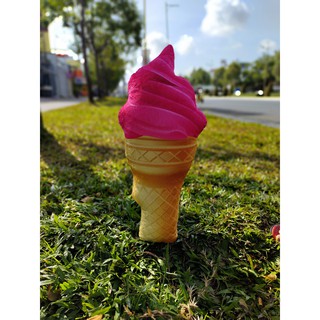 GẤU BÔNG CÂY KEM ỐC QUẾ 3D SIZE 50cm