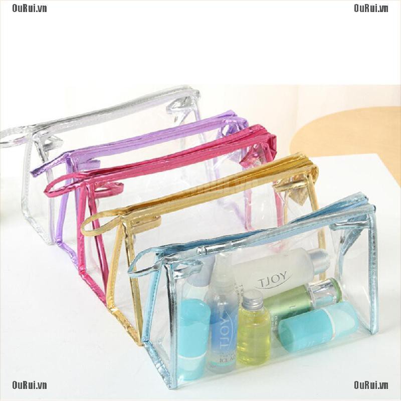 Túi Nhựa PVC Trong Suốt Đựng Đồ Trang Điểm Tiện Dụng
