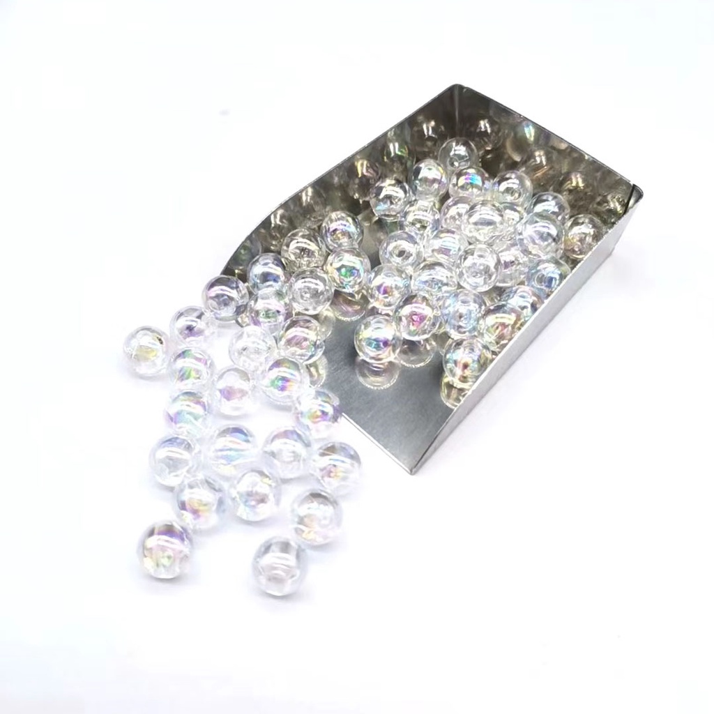 Chuỗi Hạt Tròn Nhiều Màu Sắc Bằng Acrylic 6mm 8mm 10mm Làm Trang Sức