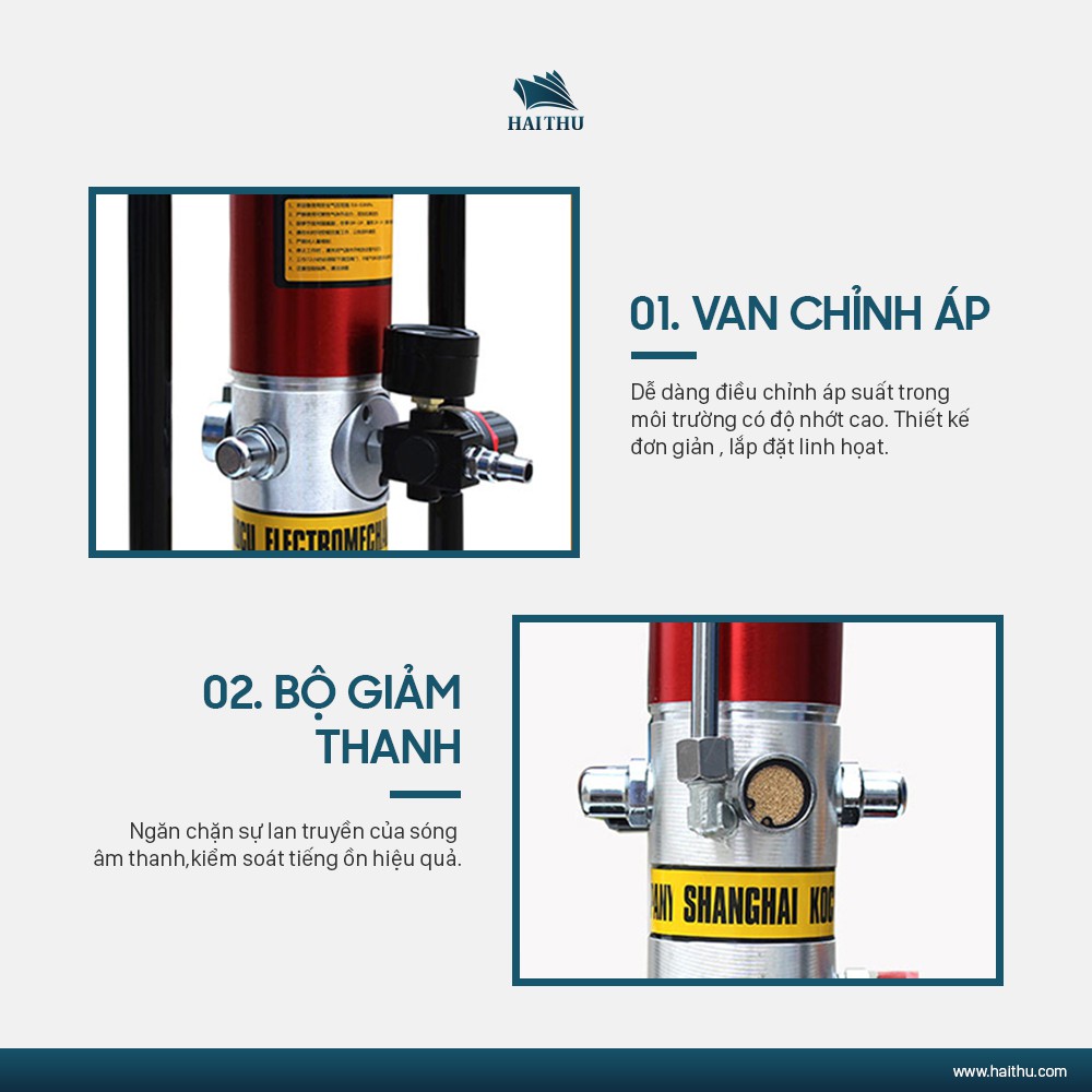 MÁY BƠM MỠ KHÍ NÉN 12L | GZ-8