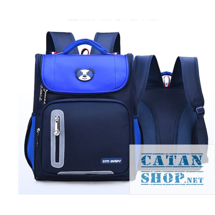 Size lớn ⚡Ba lô Gấu khoá SM baby| Balo học sinh cấp 1 cấp 2| chống nước chống gù BB48-BaloGau