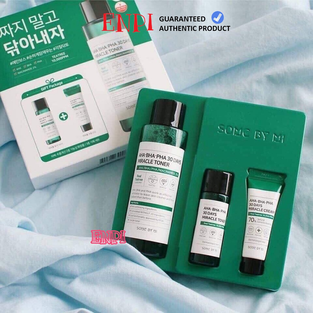 Bộ giảm mụn Some By Mi AHA-BHA-PHA 30 Days Miracle Travel Kit