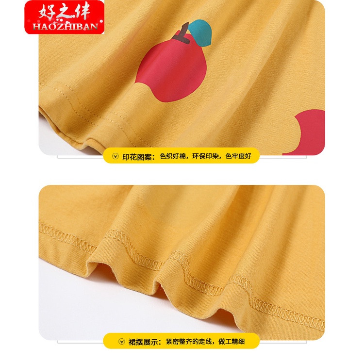 Đầm Ngủ Cotton Tay Ngắn Dáng Dài Kiểu Công Chúa Dễ Thương Cho Nữ | BigBuy360 - bigbuy360.vn