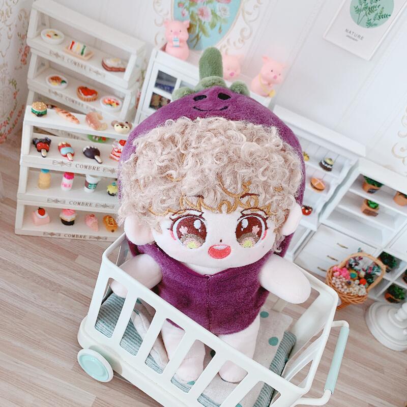 Trang phục hình quả cà tím dễ thương dành cho búp bê kích thước 6 inch 20cm