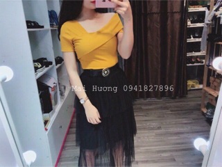 Áo vạt chéo chất đẹp