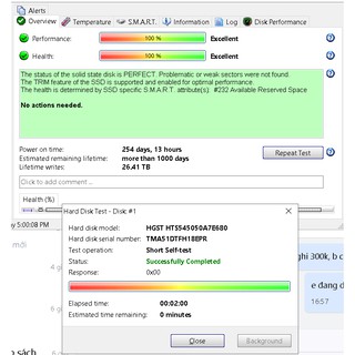 Ổ cứng laptop (đã qua sử dụng)