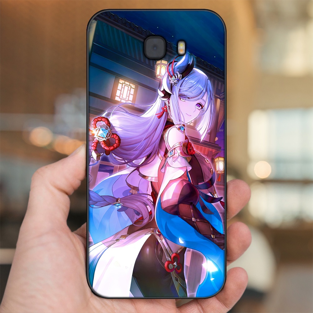 Ốp lưng Samsung C9 Pro viền đen in hình Shenhe Genshin Impact
