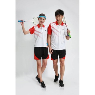 Quần áo cầu lông Victor 1772 đỏ(nam,nữ)