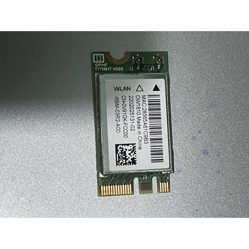 Card wifi laptop dell inspiron 15 3567 3467 3576 vostro 3568 3468 3578