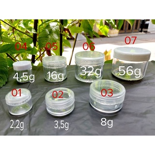 Hũ kính Mika tròn 10ml & 60ml toru_slimr