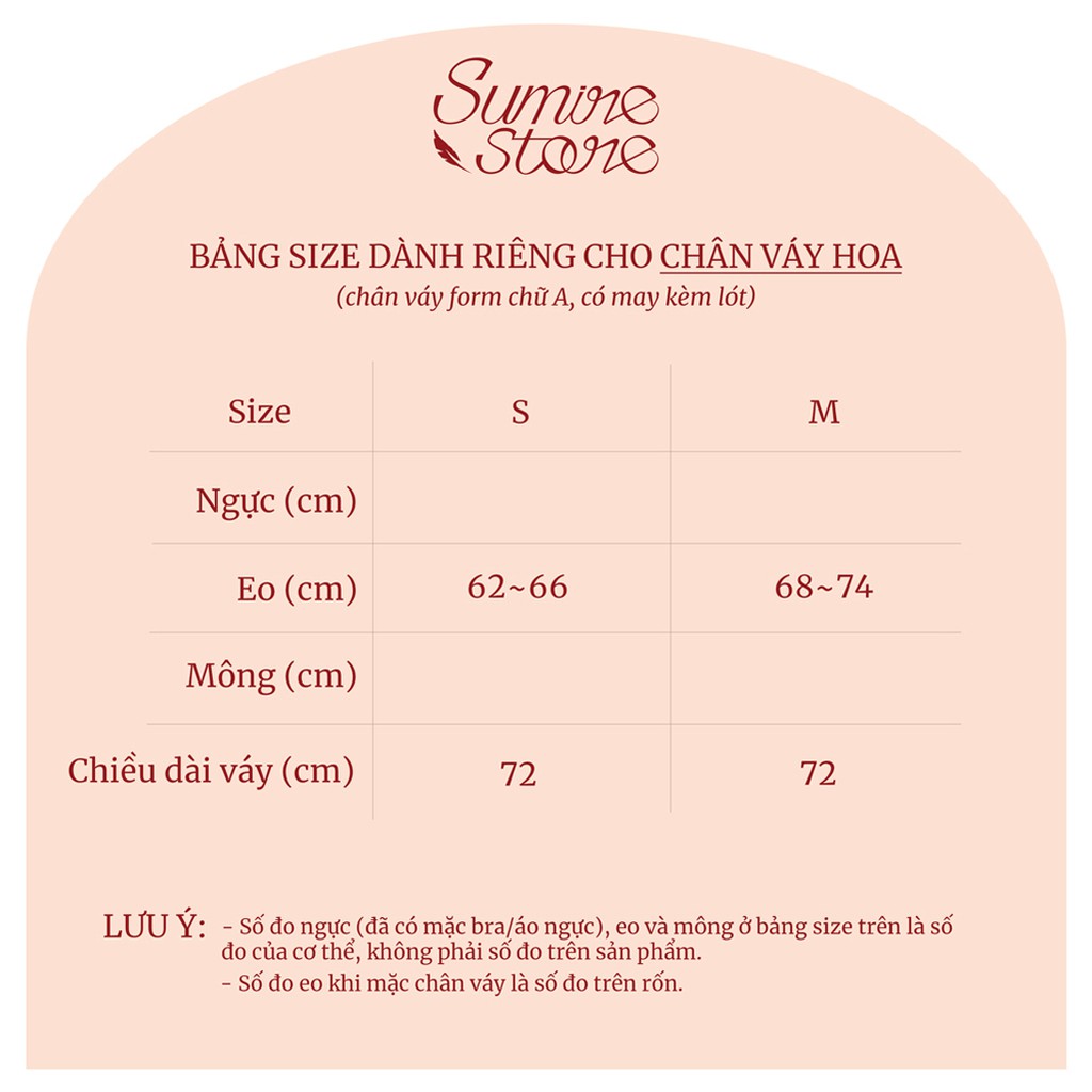 [Mã WABRLOW5 giảm 15% đơn 300K] Sumire Store Chân váy voan hoa nhí