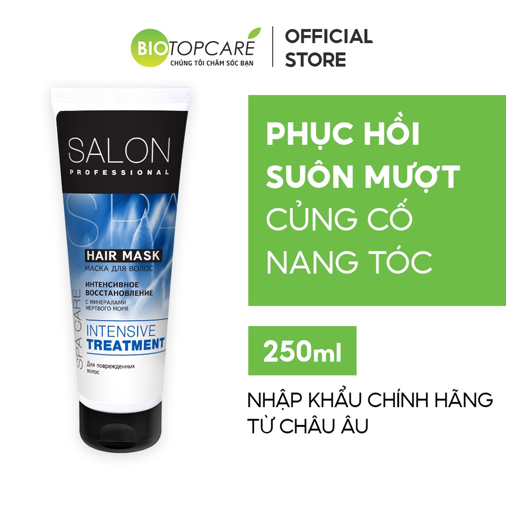 Kem ủ Salon Professional Intensive Treatment phục hồi chuyên sâu 250ml - BioTopcare Official