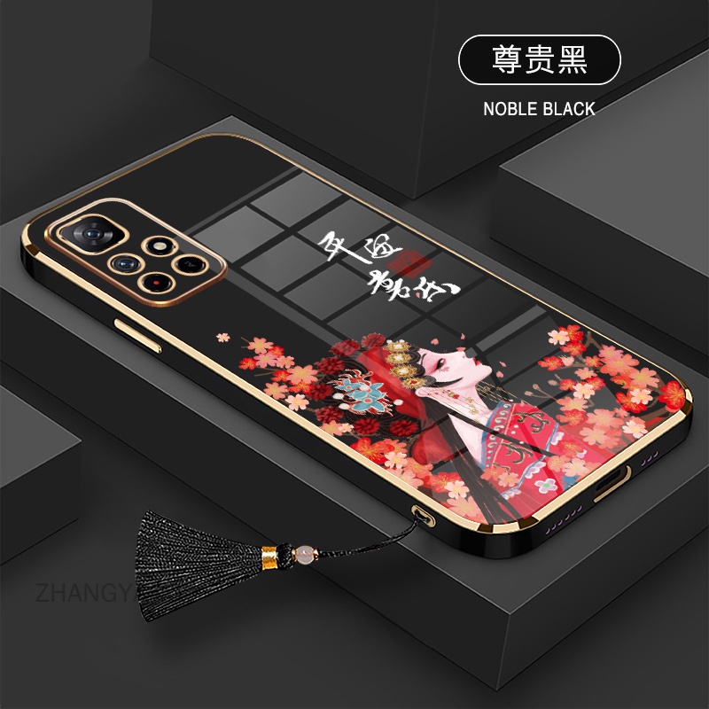 Ốp Điện Thoại TPU Silicon Mềm Viền Thẳng Có Dây Đeo Cho Redmi 10 Redmi 9 Redmi 8 Redmi 7 Redmi 8a