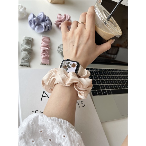 Dây đeo đồng hồ dạng vòng tay thích hợp cho Apple Watch dòng 7 6 SE 5 4 3 2 1 45mm