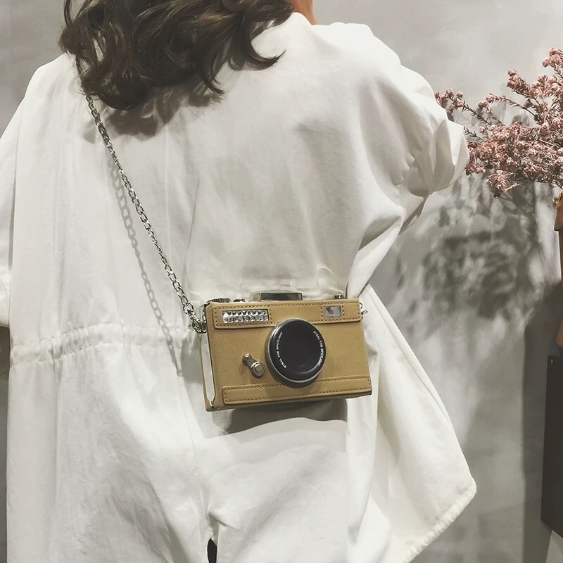 Túi Đeo Chéo Hình Máy Ảnh Thời Trang Xuân Hè Hàn Quốc 2022 Dành Cho Nữ