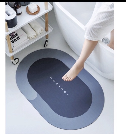 Thảm lót chân, thảm lau chân siêu mềm siêu dày siêu thấm nước chất liệu chống trượt