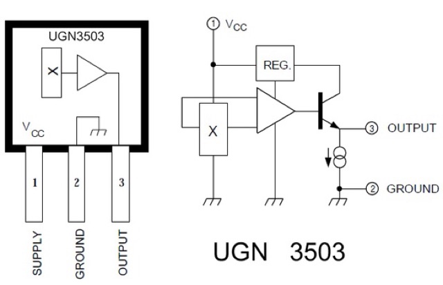 Mắt tay ga xe đạp điện - cảm biến tay ga xe điện - tay ga xe điện - chip tay ga