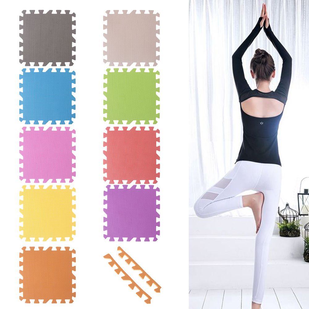 Set 1/3 tấm thảm xốp EVA mềm mại lót sàn thoải mái cho bé chơi đùa / tập yoga tiện lợi đa dụng