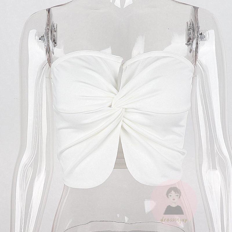 Áo Croptop Sát Nách Màu Sắc Thời Trang Mùa Hè Cho Nữ