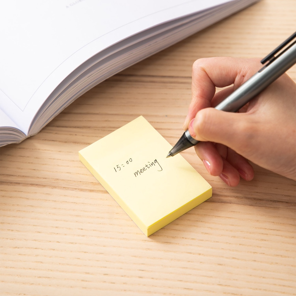 Bộ 100 tờ giấy dán ghi chú nhiều màu sắc