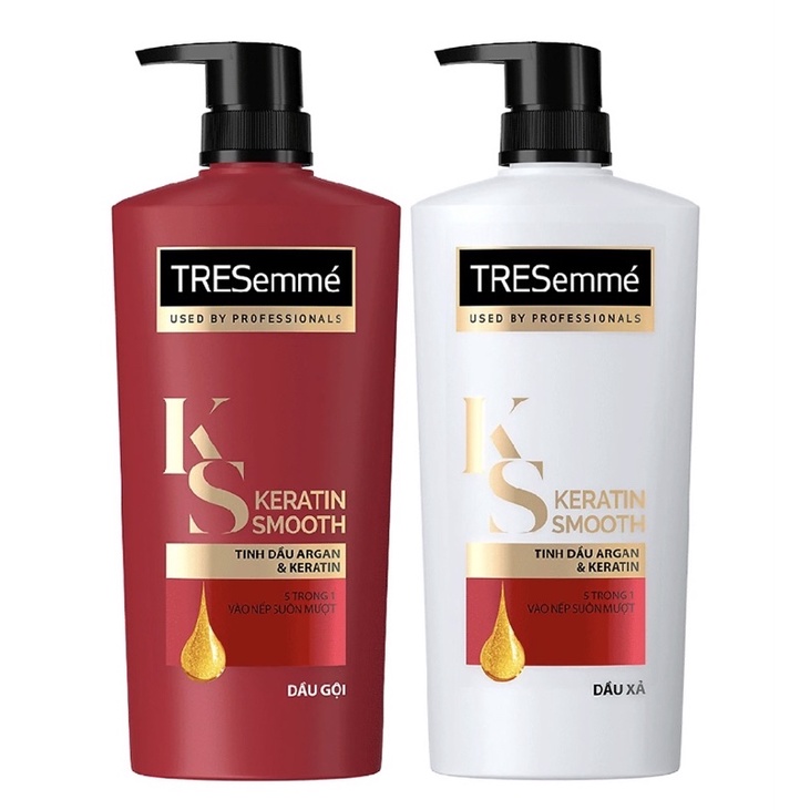 TRESEMME’ combo dầu gội( 650g) + xả( 620g). Used by Professionals