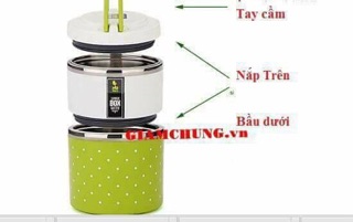 Cặp lồng chấm bi 2 tầng