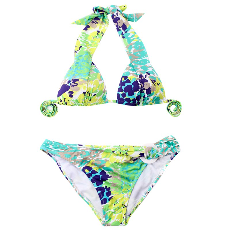 Bikini phối dây in hoa thời trang cho nữ | BigBuy360 - bigbuy360.vn