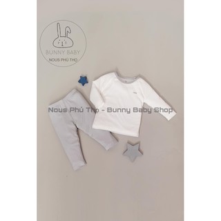 Bộ Nous Giữ nhiệt trắng ghi