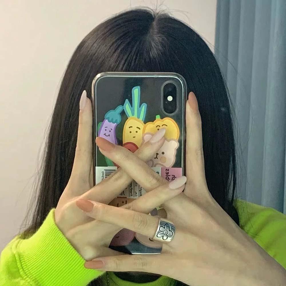 Nhẫn Hình Hoa Cúc Đơn Giản Thời Trang Hàn Quốc Cho Cặp Đôi