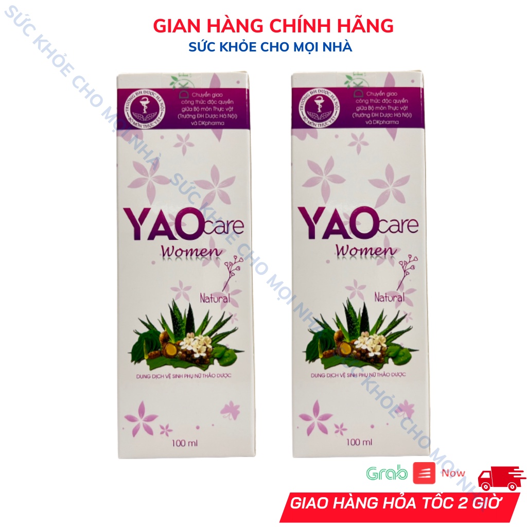 Dung dịch vệ sinh phụ nữ thảo dược Yaocare women làm sạch.giảm ngứa dưỡng ẩm.suckhoechomoinha