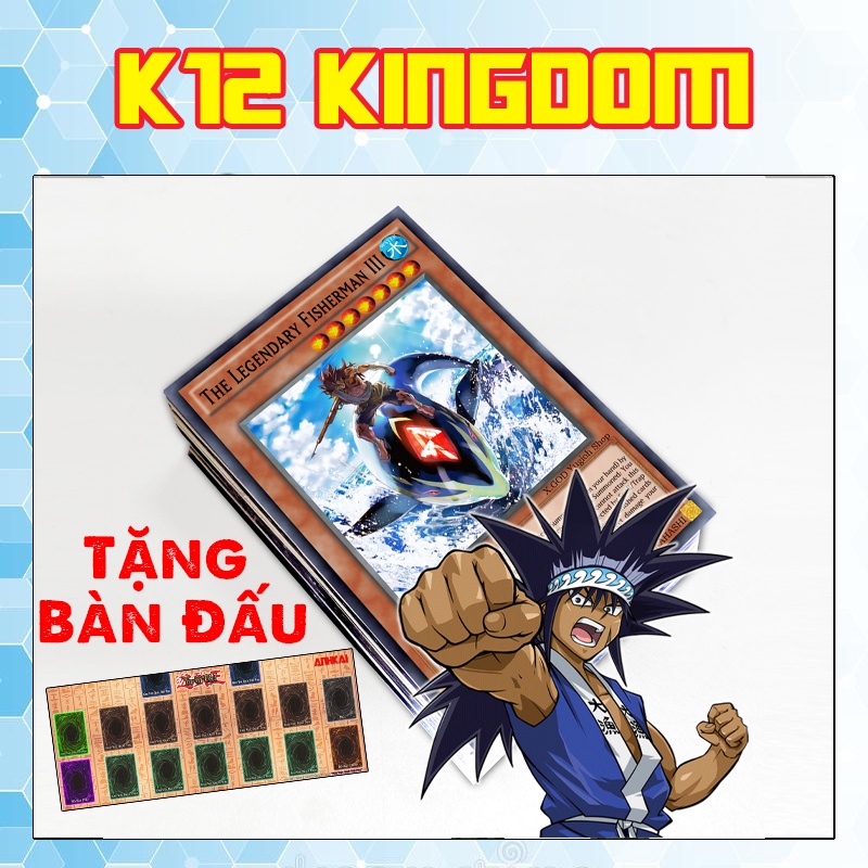 Bài Yugioh ❤️FREESHIP❤️ Thẻ bài Yugioh Fisherman Mako Tsunami deck 40 lá