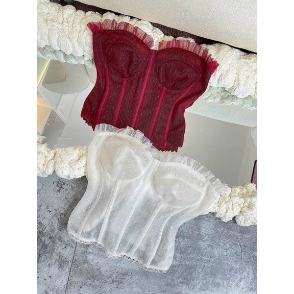 ÁO CUP REN KHOÁ LƯNG SEXY MS12667