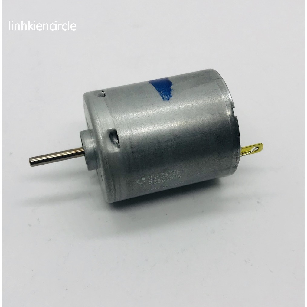 Motor 360 RS-360SH điện áp 12V - 24V tốc độ chậm 4100 - 8500 RPM động cơ chính xác - LK0241