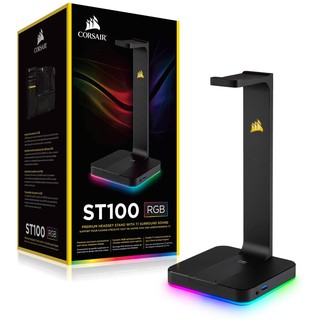 - - giá treo tai nghe corsair st100 rgb premium headset + soundcard 7.1 surround - hàn