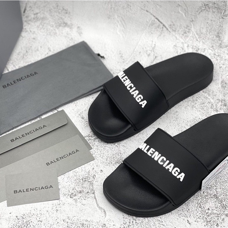 Dép Balenciaga Cao Cấp - Dép Nam full box - Dép Quai Ngang Nam Có Hộp Tặng Kèm ( Dép Unisex )