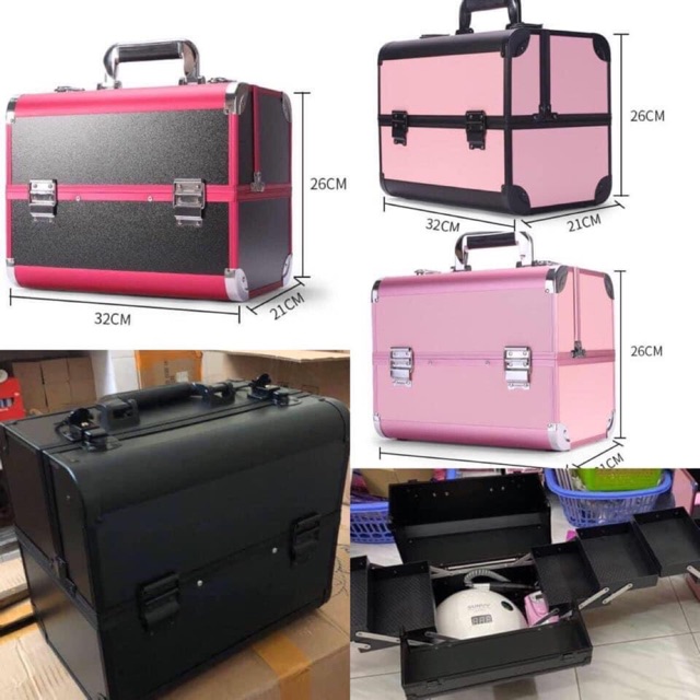 Cốp đựng đồ nail & mi & phun xăm