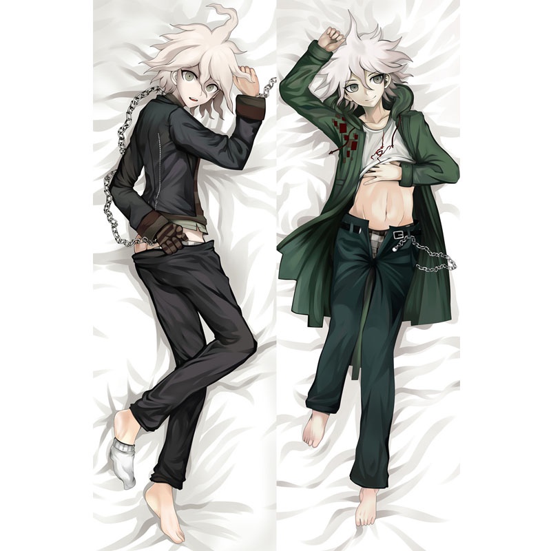 60x180cm Anime Danganronpa 2 Komaeda Nagito Cosplay Gối Đệm Gối Nam