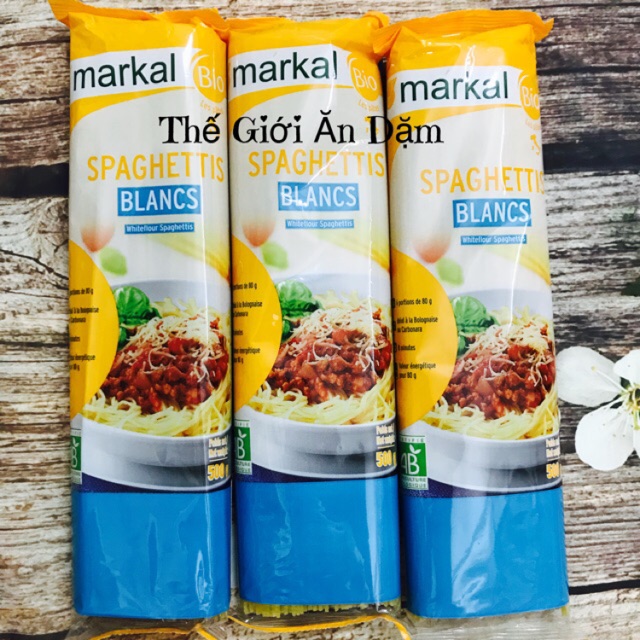 Mì Ý Spaghetti Hữu Cơ Markal 500g