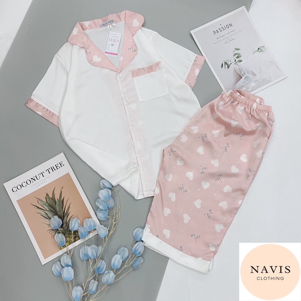 [XẢ KHO] Pijama Lụa Lửng Mẫu Mới 2022