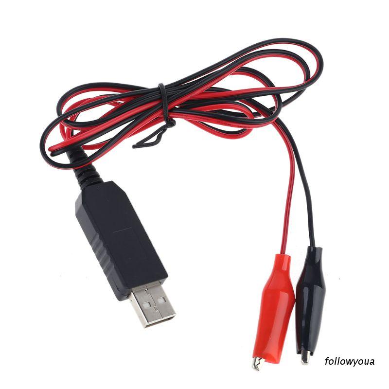 Set 2 dây cáp hạ áp pin AA AAA USB 5V đến 3V thay thế cho radio đồ chơi