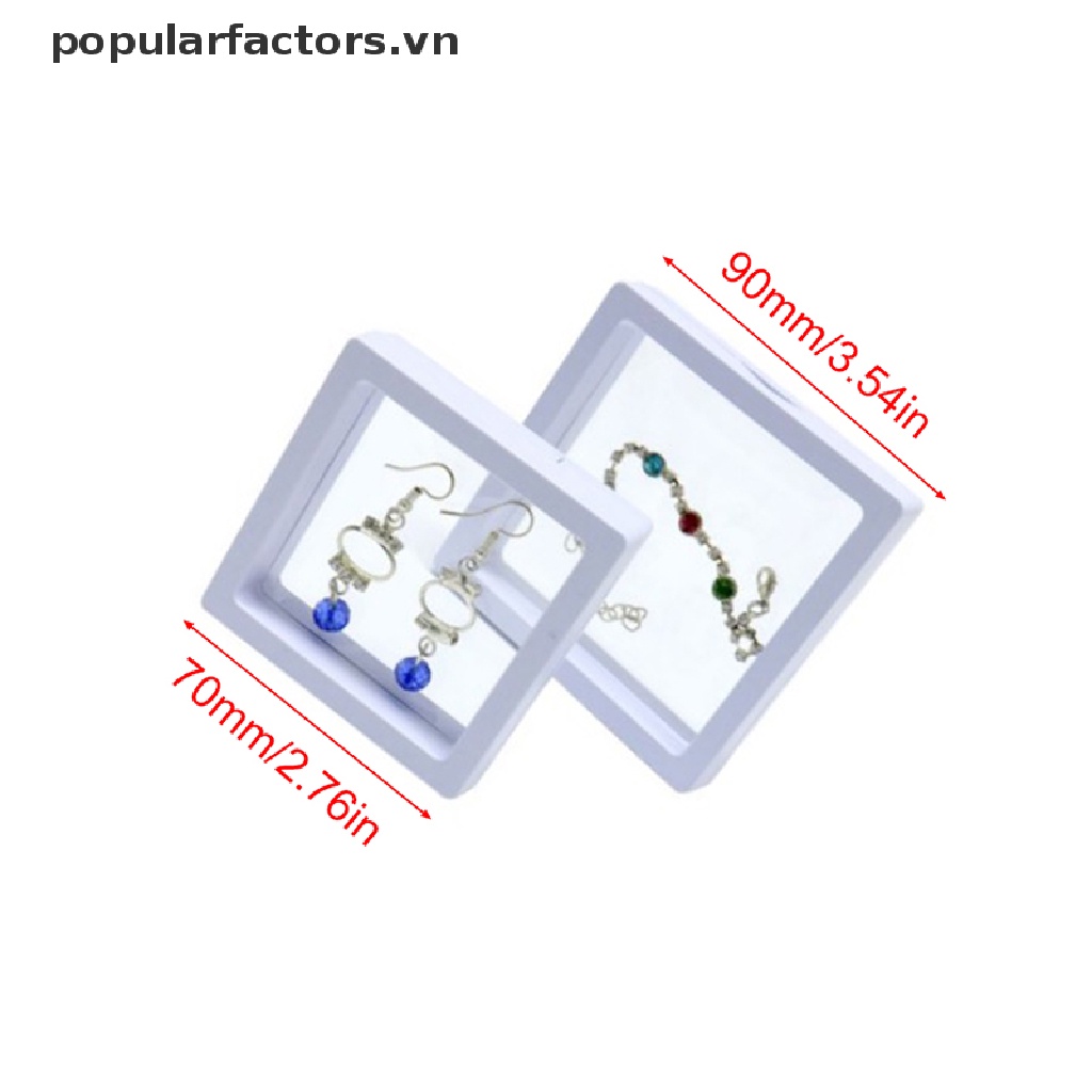 [Phổ Biến] Hộp Đựng Trang Sức Màu Trắng Trong Suốt Trưng Bày [VN]
