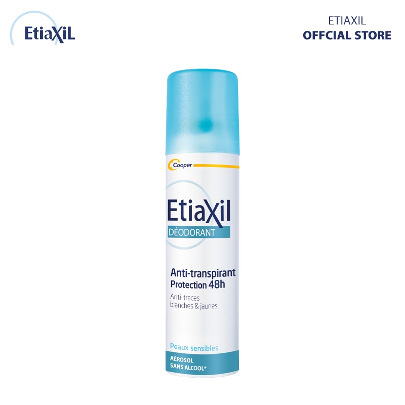 Xịt Khử Mùi Hàng Ngày Etiaxil Déodorant Anti-Transpirant 48h 150ml