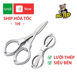Kéo cắt gấp mini tiện lợi, thép không gỉ siêu bền