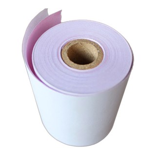 Combo 50 cuộn giấy 2 liên dùng in bill