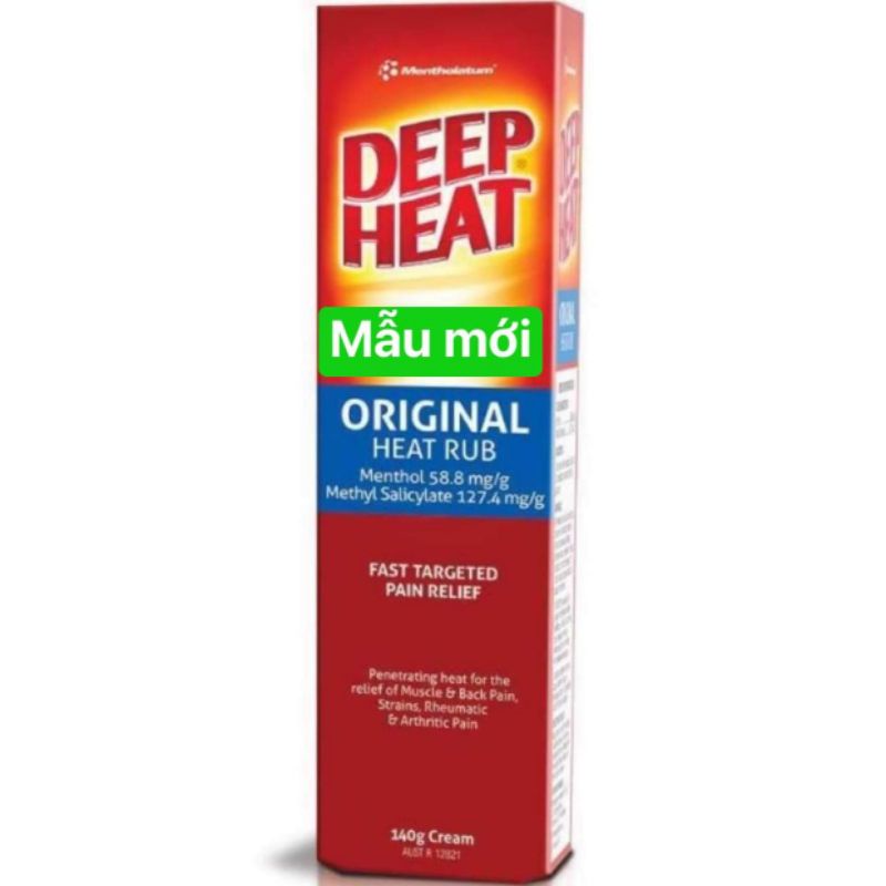 dầu XOA BÓP DEEP HEAT CỦA ÚC 140g