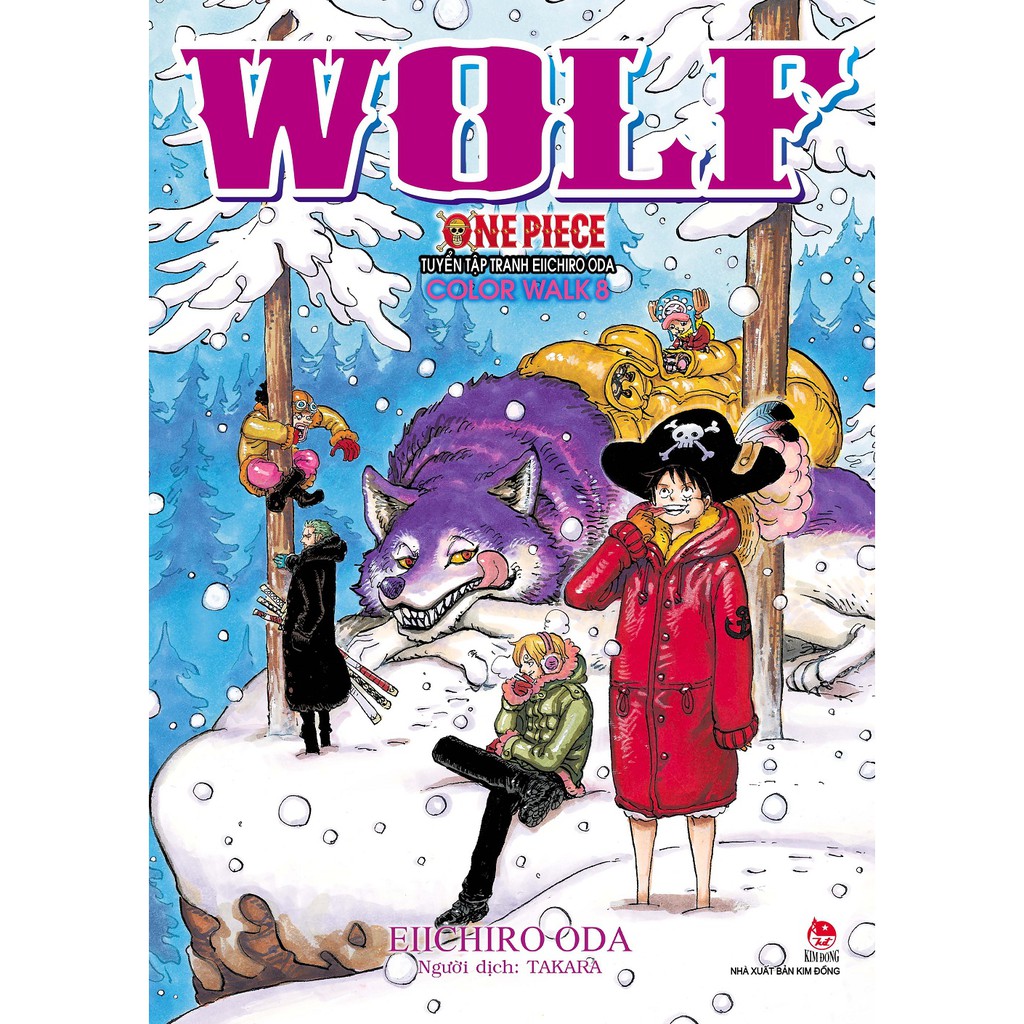 Sách - One Piece Color Walk Wolf - Tuyển Tập Tranh Eiichiro Oda Tập 8 [Tặng Sticker, Postcard] - Số lượng có hạn