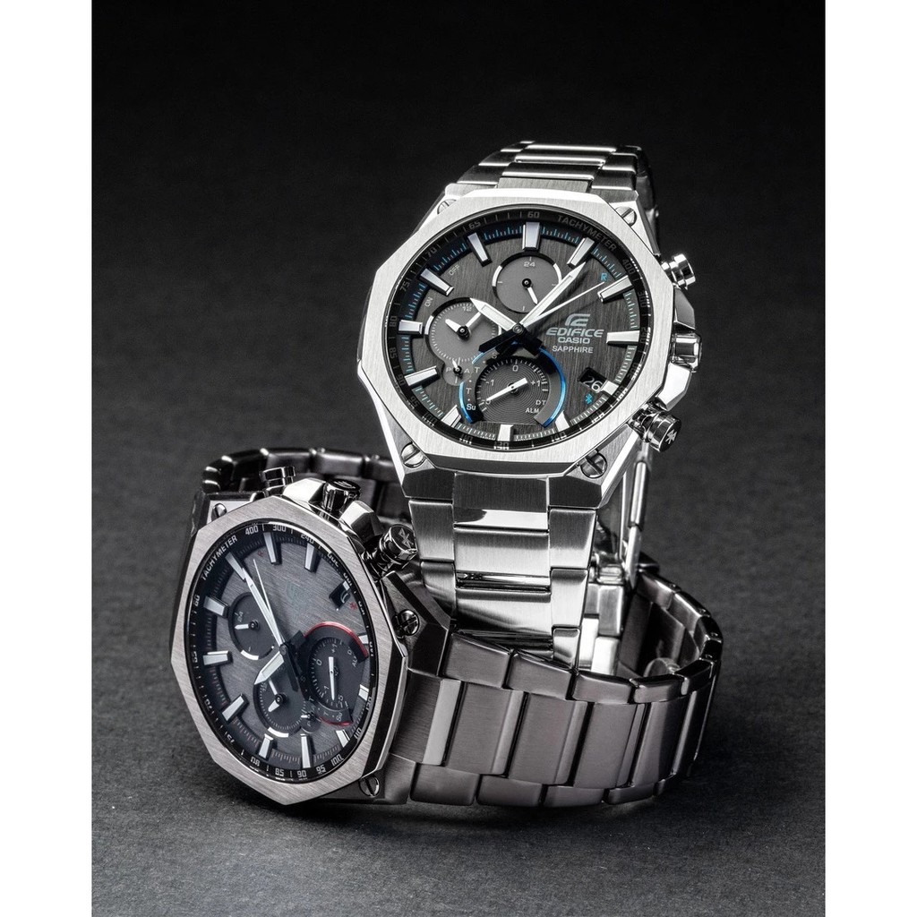 Đồng Hồ Casio Nam Dây Thép Không Ghỉ EDIFICE EQB-1100D-1ADR Chính Hãng